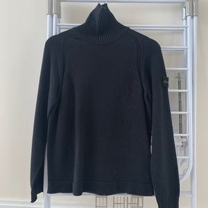 Rolled neck sweater black (Junior)